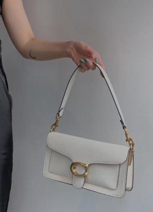 Модная, классическая, роскошная, кожаная, базовая сумка tabby в стиле coach удачно дополнит образ🌹✨2 фото