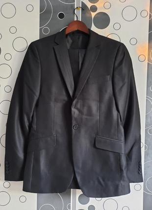 Мужской костюм, комплект, пиджак, брюки штаны шерсть, вискоза stella