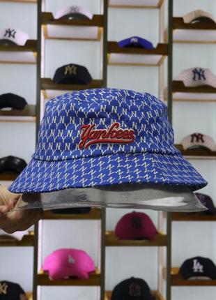 Панама шляпа ny new york yankees  (нью-йорк янкиз ) буквы синяя 56-58 размер