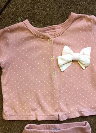 Костюм на дівчинку 3-6 міс 68 р