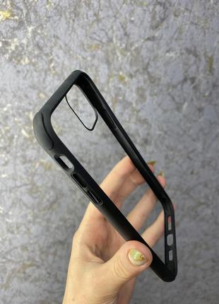Прозорий чохол з силіконовою окантовкою захист iphone 11 pro max5 фото
