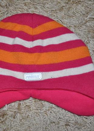 Теплая шапка на флисе reima