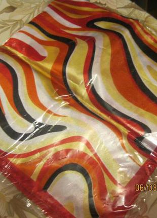 Квадратний новий яскравий хустка червоний 52 на 51см