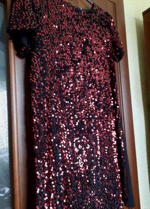 Яркое платье с пайетками3 фото