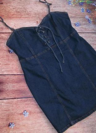 Ідеальний джинсовий сарафан на пишні форми2 фото