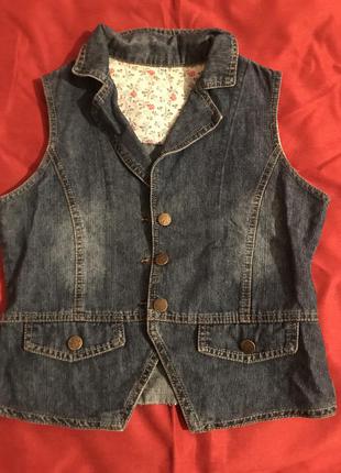 Жилетка  джинсова