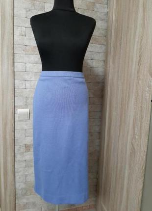 Юбка  из плотного трикотажа шерсть в составе