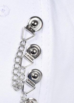 Кепка бейсболка lil peep ( лил пип ) с кольцами и цепями белая с черной эмблемой2 фото