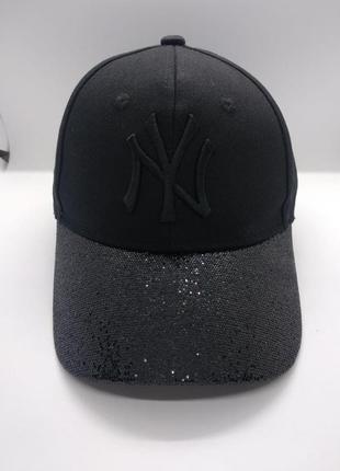 Кепка бейсболка  new york yankees ny mlb нью-йорк янкиз блестящий козырек2 фото