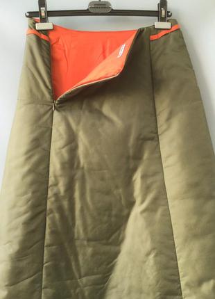 Красивейшая длинная теплая юбка-дутик с наполнителем бренда kay double u5 фото