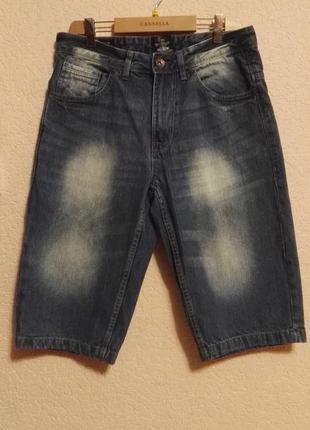 Шорты джинсовые мужские 100% хлопок,размер w30 44-46размер от industrialize