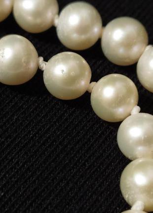 Намисто натуральний перли .замок срібло3 фото