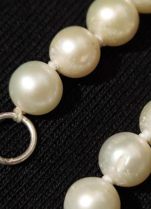 Намисто натуральний перли .замок срібло7 фото