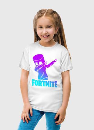 Детская футболка «fortnite x marshmello | фортнайт»2 фото