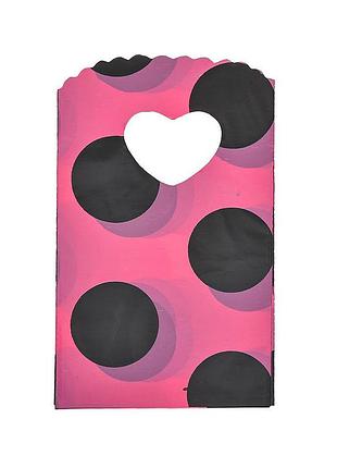 Подарочные пакеты целлофановые "горох" 9x15см (упаковка 50 шт)