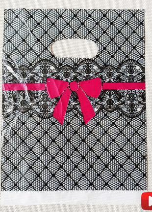 Подарункові пакети поліетиленові 15х20см (упаковка 100 шт) відео