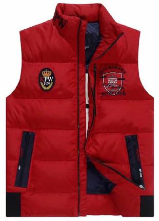 Зимова пухова чоловіча жилетка