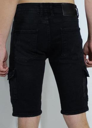 Мужские джинсовые шорты с карманами