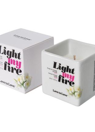 Французька масажна свічка без парабенів і консервантів