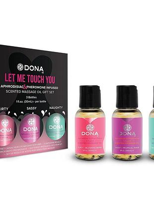 Набір масажних масел з афродизіаками і феромонами