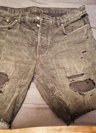 Рваные джинсовые шорты denim1 фото