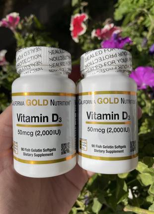 Витамин д д3 california gold nutrition vitamin d3 50mcg