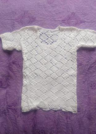 Футболка в'язана hand made.