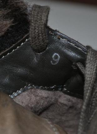 Santoni 43р ботинки кожаные на меху. зимние  , кеды, оригинал7 фото