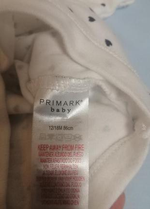 Бодик primark на 12-18 мес.2 фото