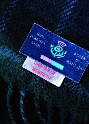 Шотландский шерстяной шарф.100 % шерсть.5 фото