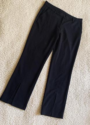 Прямые брюки с распорками,разрезами спереди monki2 фото