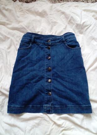 Юбка джинсовая размер 12-14