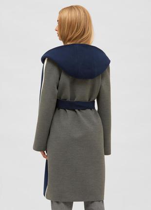 Женское демисезонное пальто с капюшоном размеры: 42-502 фото