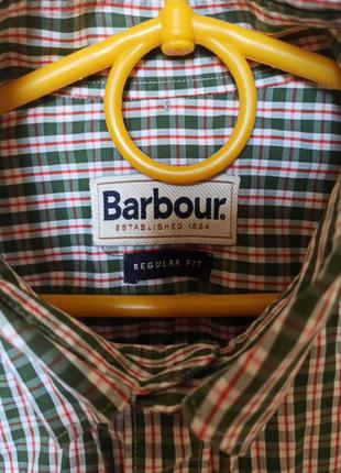 Котоновая рубашка barbour2 фото