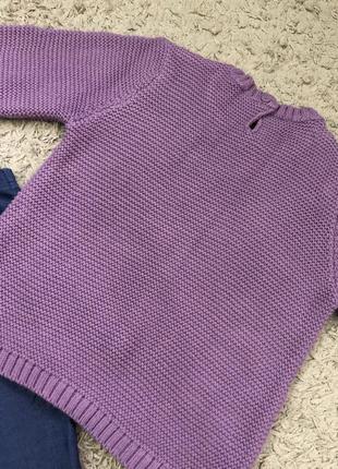 Комплект на девочку - свитер + лосинки, lc waikiki, размер 104-110 см4 фото