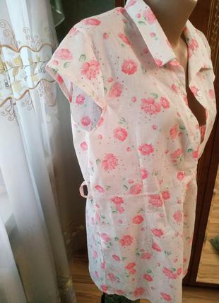 Нова блуза туніка троянда 🌹, 50-542 фото
