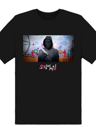 Футболка з принтом мерч гра в кальмара (오징어게임) squid game 33 push it