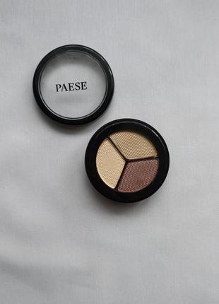 Тіні тени для век paese opal eyeshadows trio perl silk 3-цветные, 237 vanillia chocolate1 фото