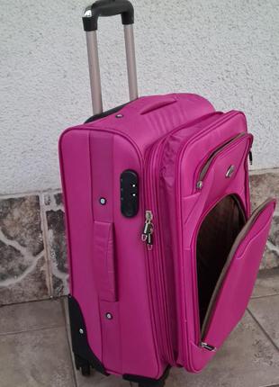 Дорожный чемодан розовые turkey 🇹🇷10 фото