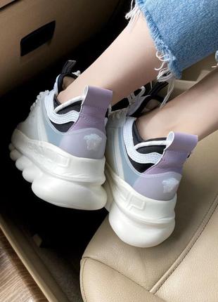 Кросівки жіночі chain reaction white/violet6 фото