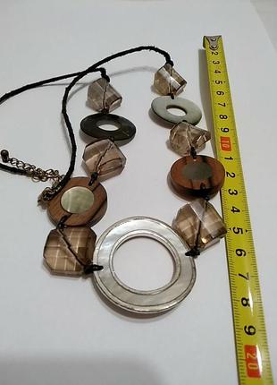 Ожерелье, колье, бусы в стиле бохо. 5