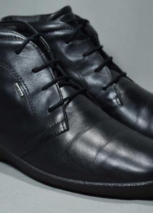 Ecco gtx gore-tex ботинки женские кожаные непромокаемые. оригинал. 41 р./26.5 см.2 фото