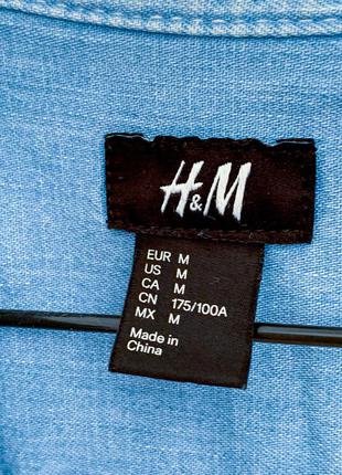 Джинсова сорочка h&m7 фото