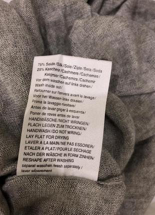 Silk & cashmere, шёлковый кашемировый кардиган на запах6 фото