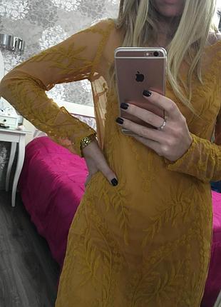 Сукня сітка з вишивкою 3