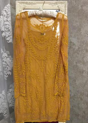 Сукня сітка з вишивкою 4