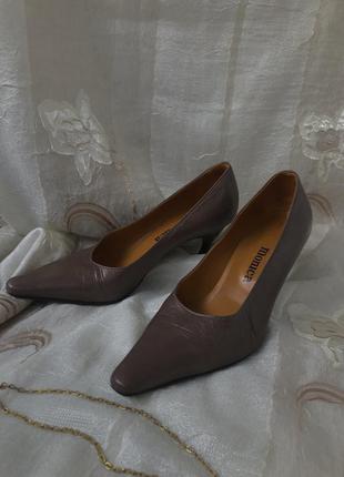 Туфли лодочки monica серые