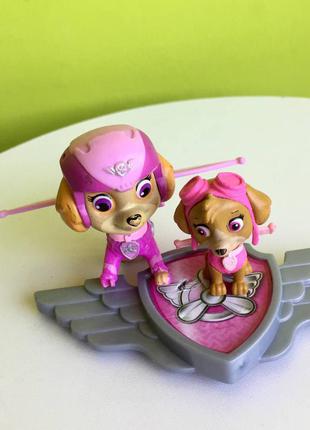 Фигурка скай больше с жетоном/ скай spin master paw patrol!!️нюанс‼️мин-не заказ 175 гр!!️
