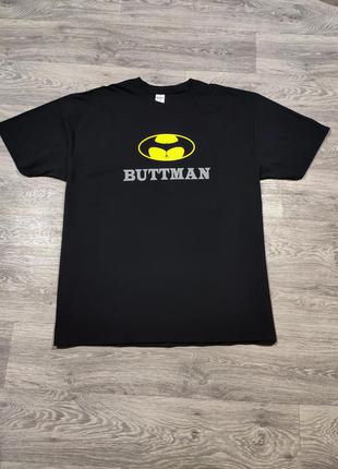 Футболка с креативным принтом batman buttman dc comics1 фото