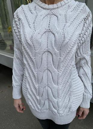 Коттоновый свитер stefanel3 фото